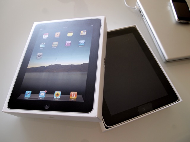 iPad arrived.